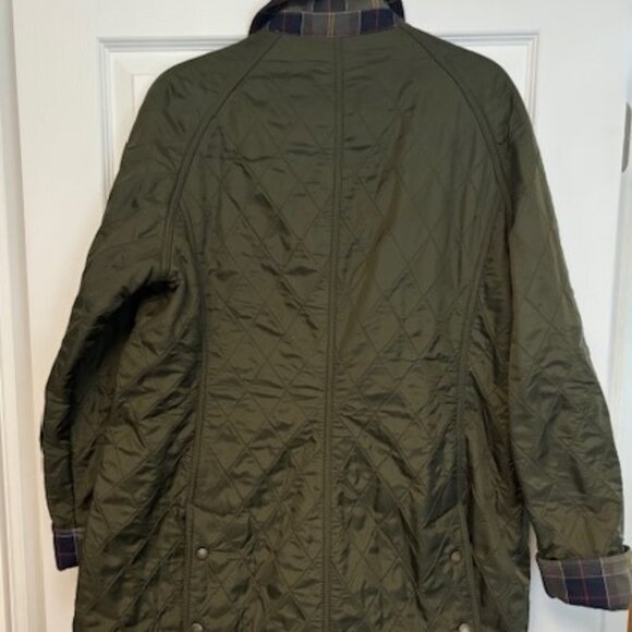 Barbour Jacket Olive size 12 - Picture 5 of 8